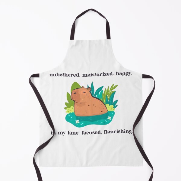 Item preview, Capybara - Unbothered. Moisturized. Happy. In My Lane. Focused. Flourishing. designed and sold by R-A Designs.