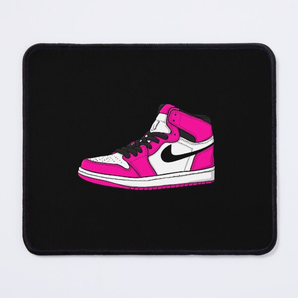 Item preview, Single Retro HOT PINK Sneaker Sneakerhead - Retro High Shoe Lover Art designed and sold by Zuriel Hargrove.