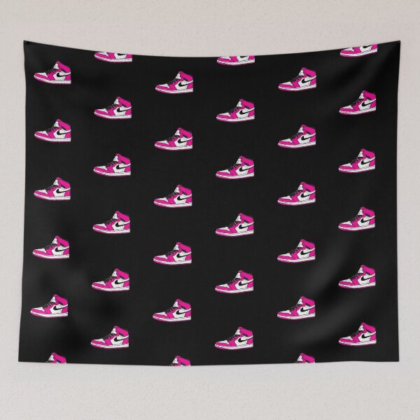 Item preview, Single Retro HOT PINK Sneaker Sneakerhead - Retro High Shoe Lover Art  designed and sold by Zuriel Hargrove.