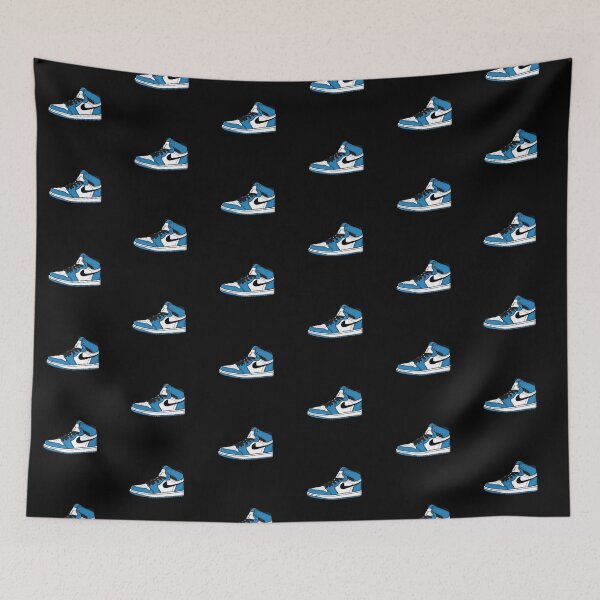 Item preview, Single Retro BLUE UNC Sneaker Sneakerhead - Retro High Shoe Lover Art  designed and sold by Zuriel Hargrove.