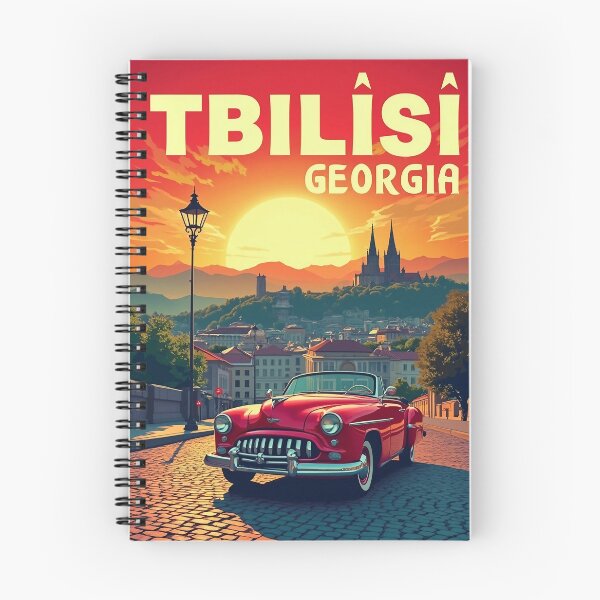 Item preview, Digital Retro Pop Art Poster of Tbilisi, Georgia | Vibrant Cityscape & Georgian Culture | Retro Art Design designed and sold by PaintedPixels01.