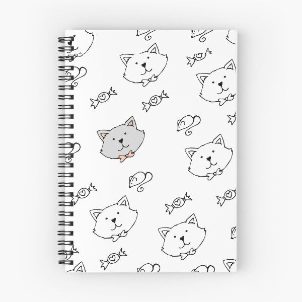 Item preview, Vector Seamless With Cartoon Cats  designed and sold by vintageretrostyleshop.