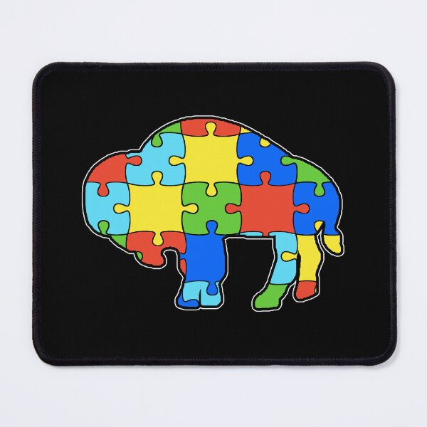 Item preview, Autism Awareness Buffalo Silhouette designed and sold by bamatt30.