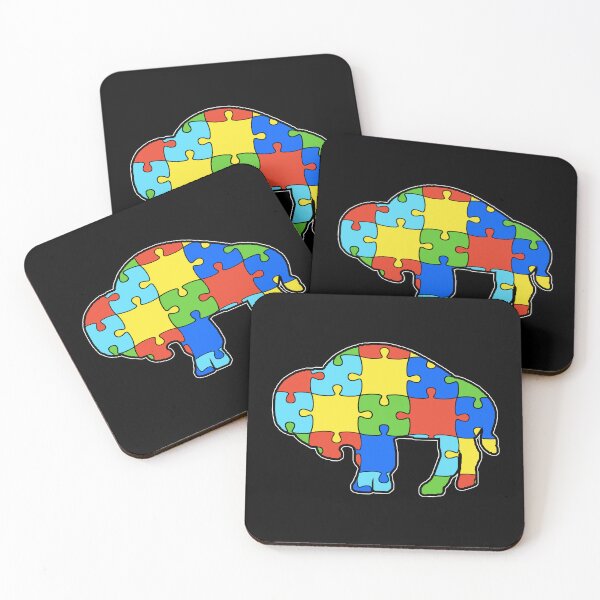 Item preview, Autism Awareness Buffalo Silhouette designed and sold by bamatt30.