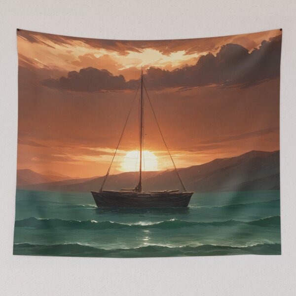Item preview, Calm Ocean Sunset designed and sold by Suzanne Tewnion.