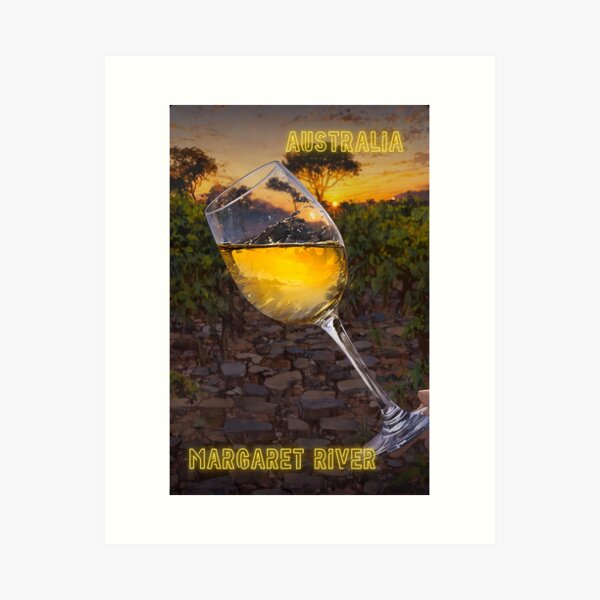 Item preview, Margaret River Wine Region Sticker: Australian Vineyards Souvenir designed and sold by twentytwo ART souvenir designs.