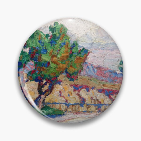 Item preview, Arroyo in the Foothills, Colorado - Birger Sandzén (American, 1871-1954), 1922. Oil on board designed and sold by The Nouveau Chateau.