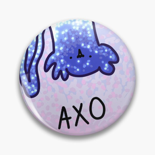 Item preview, Cute Blue Axolotl Circle designed and sold by KitKattyDesigns.