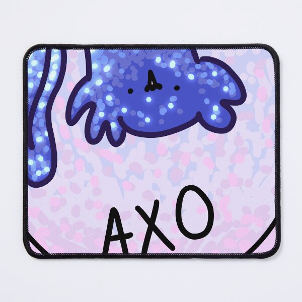 Item preview, Cute Blue Axolotl Circle designed and sold by KitKattyDesigns.