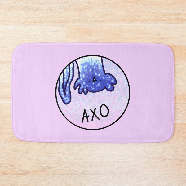 Item preview, Cute Blue Axolotl Circle designed and sold by KitKattyDesigns.