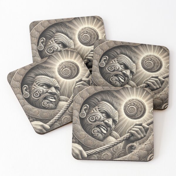 Item preview, Māui Captures the Sun designed and sold by Wiredart.