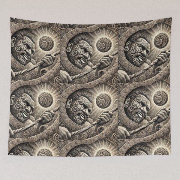 Item preview, Māui Captures the Sun designed and sold by Wiredart.