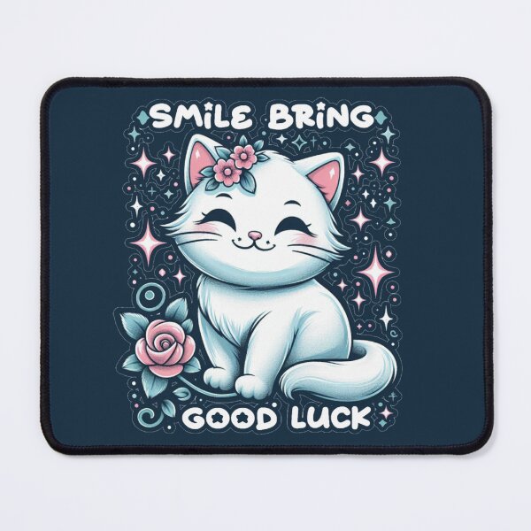 Item preview, Smiles & Good Luck: The Purrfect Charm designed and sold by Coollzone.