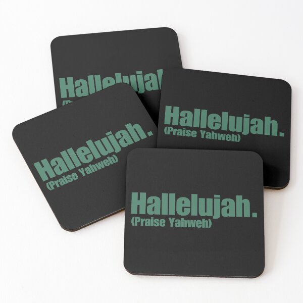 Item preview, Hallelujah, Faith quotes designed and sold by MoriaStore.