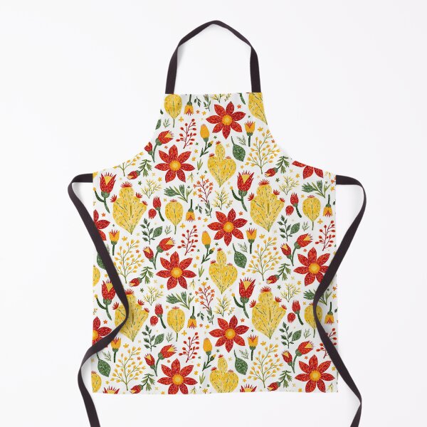 Item preview, Yellow Red Desert Flower Pattern designed and sold by Magnolia Valley Art.