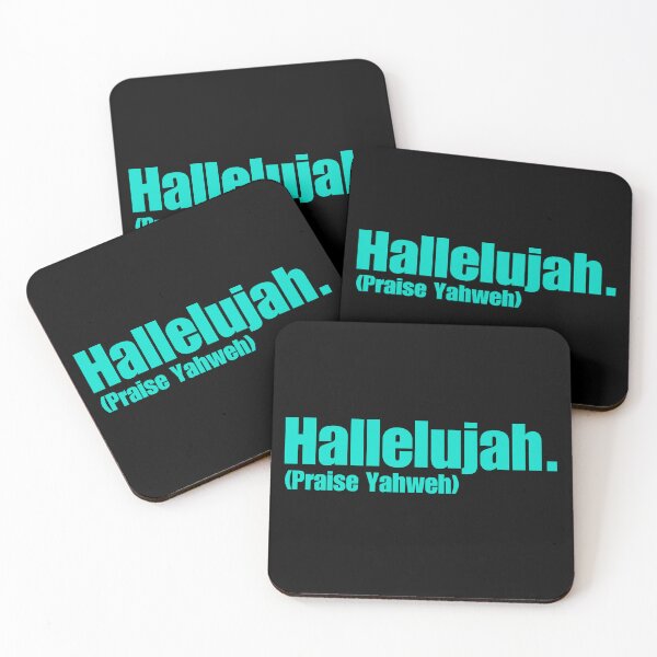 Item preview, Hallelujah, Bible quotes designed and sold by MoriaStore.