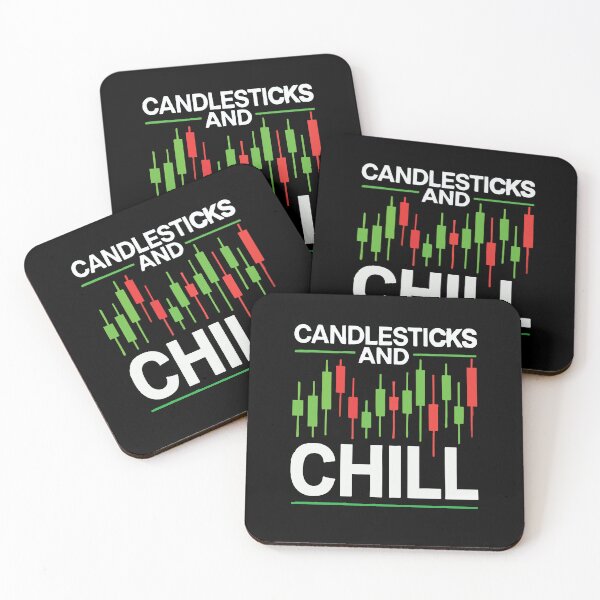 Item preview, Candlesticks and Chill, Funny Day Trading Humor designed and sold by chantastical.