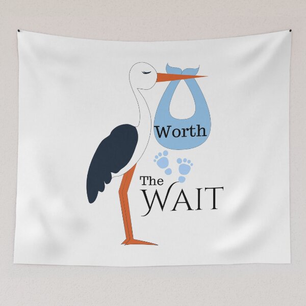 Item preview, Worth the Wait - Cute Baby designed and sold by Vero De.