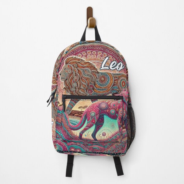 Item preview, Leo Lion and Dingo Zodiac Aboriginal Dot Art  designed and sold by Kjahli.