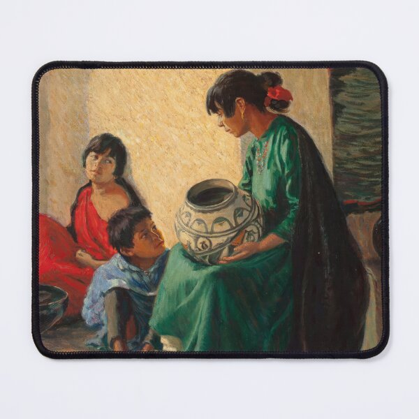 Item preview, Indian Tales, Taos - BLANCHE GRANT (American, 1874-1948). 1922 designed and sold by The Nouveau Chateau.