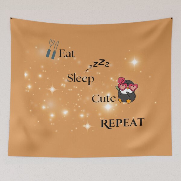 Item preview, Eat Sleep Cute Repeat - Cute Baby designed and sold by Vero De.
