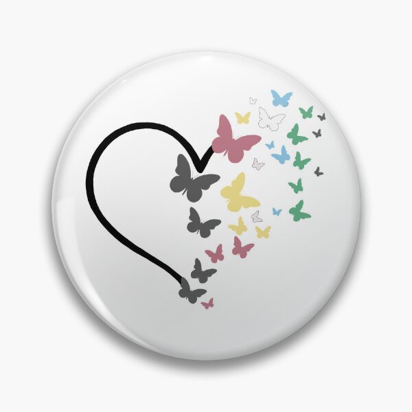 Item preview, Disability Pride Heart and Butterflies  designed and sold by QueenS-Gallery.