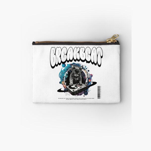 Item preview, BREAKBEAT  - Dj Meows Mix (Black)  designed and sold by Discothreadz.