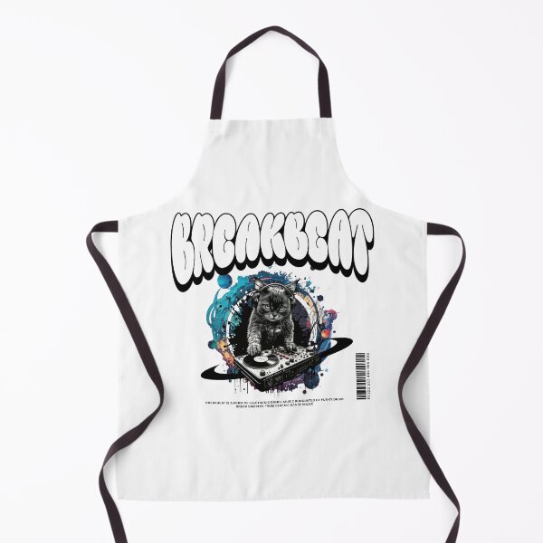 Item preview, BREAKBEAT  - Dj Meows Mix (Black)  designed and sold by Discothreadz.