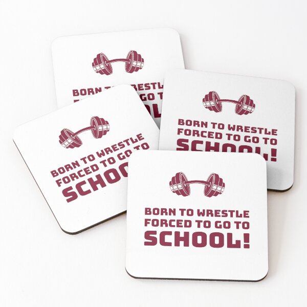 Item preview, Born to Wrestle, Forced to go to School! designed and sold by AstraTees.