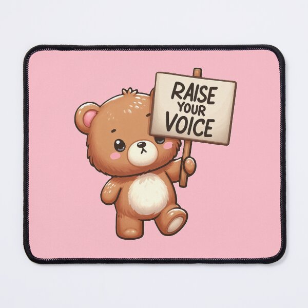 Item preview, Raise Your Voice Bear designed and sold by Birgen6.