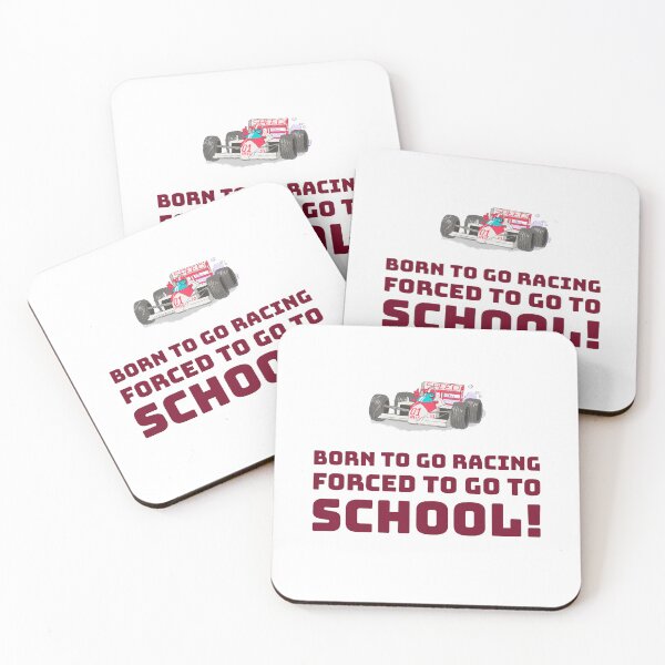 Item preview, Born to go Racing, Forced to go to School! designed and sold by AstraTees.