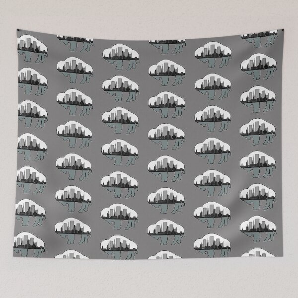 Item preview, Skyline Buffalo Silhouette designed and sold by bamatt30.