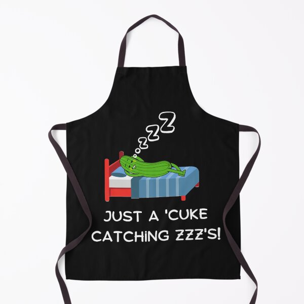 Item preview, Funny Cucumber, Just a 'Cuke Catching Zzz's' Funny Nap Pun Design designed and sold by AyshaTj.