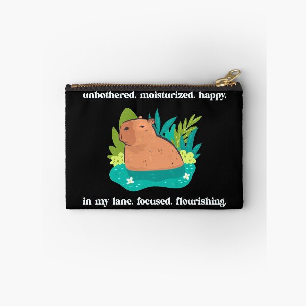 Item preview, Capybara - Unbothered. Moisturized. Happy. In My Lane. Focused. Flourishing. - Ver. 2 designed and sold by R-A Designs.