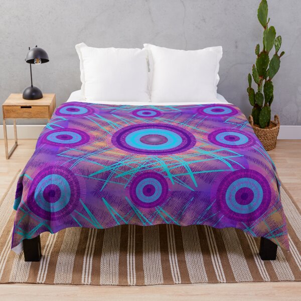 Item preview, Hypnotic Pulse – Psychedelic Circular Digital Art designed and sold by CayenaCreative.
