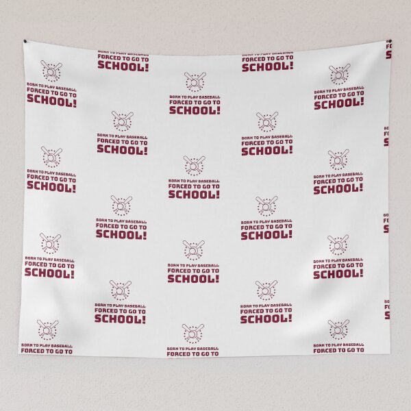 Item preview, Born to play Baseball, Forced to go to School! designed and sold by AstraTees.