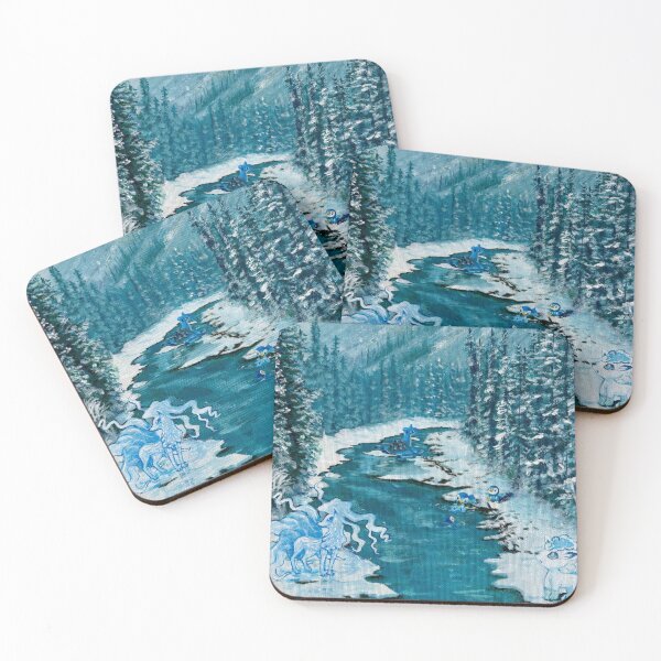 Item preview, Ice Type Landscape designed and sold by MelMarieArt.