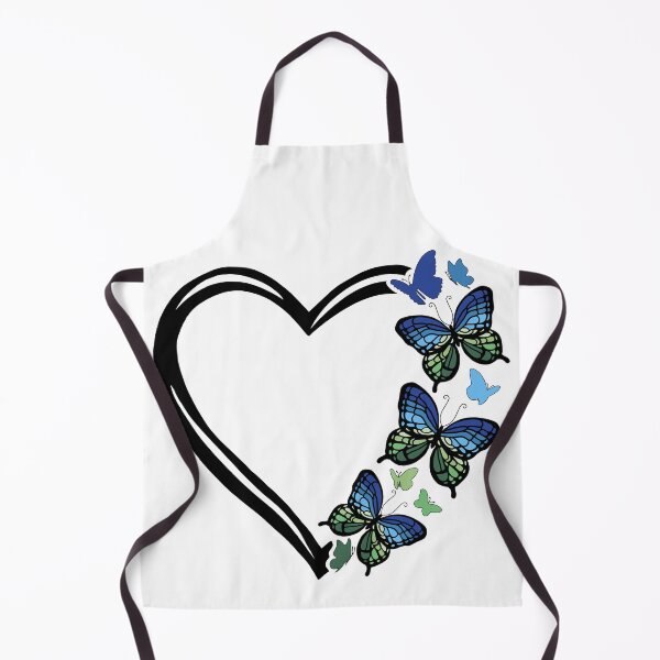 Item preview, MLM Gay Pride Flying Butterfly Heart  designed and sold by QueenS-Gallery.