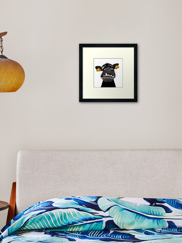 Ugly cow Canvas Print for Sale by cheekycows