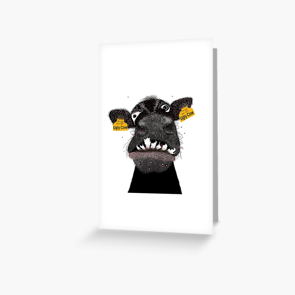 Ugly cow Art Print for Sale by cheekycows