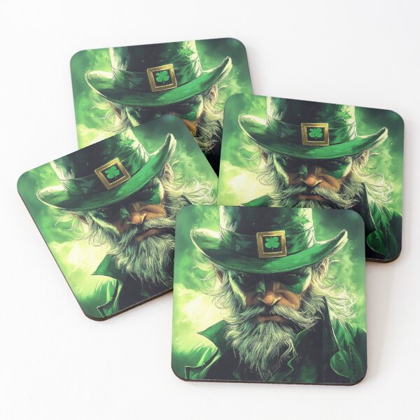 Item preview, Leprechaun Elder with Shamrock Emblem and Green Hat designed and sold by bAIryBarn.