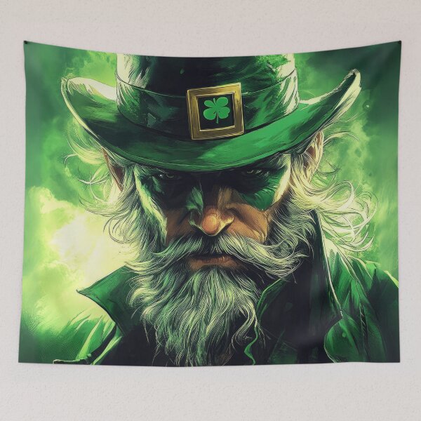 Item preview, Leprechaun Elder with Shamrock Emblem and Green Hat designed and sold by bAIryBarn.