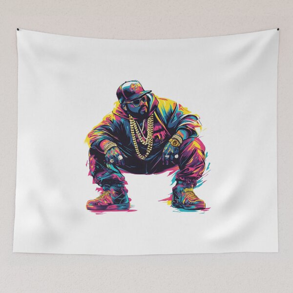 Item preview, Urban Rapper Graffiti – Bold Streetwear Art designed and sold by Ragil-Studio.