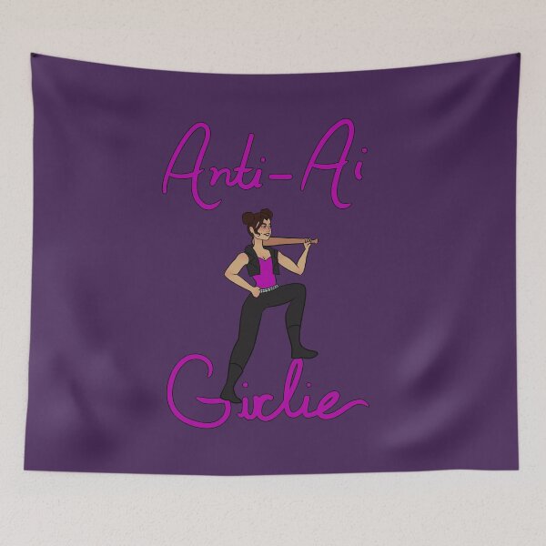 Item preview, Anti-Ai Girlie designed and sold by AvalonUnmuzzled.