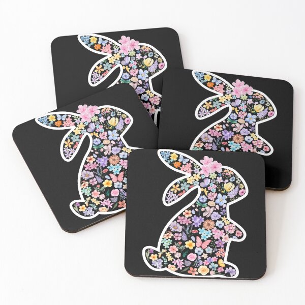 Item preview, Spring Bunny - White outline designed and sold by AJandME.