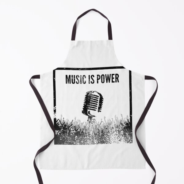 Item preview, Music Is Power Shirt – Microphone Vocalist Tee designed and sold by Wear The Message Tees.
