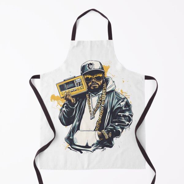Item preview, Rapper with Boombox – Classic Hip-Hop Vibes designed and sold by Ragil-Studio.