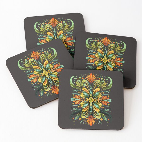 Item preview, Whimsical Garden: Playful Floral Pattern designed and sold by Black_Art.