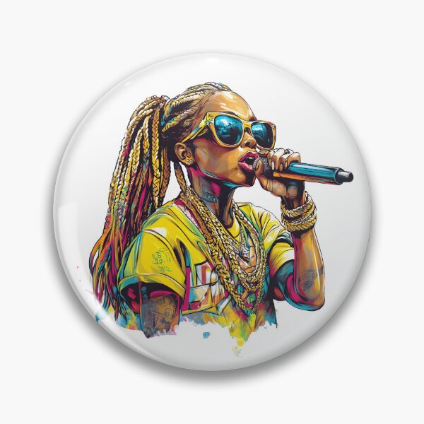 Item preview, Female Rap Queen – Streetwear Graffiti Art designed and sold by Ragil-Studio.