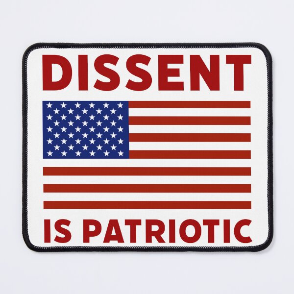 Item preview, Dissent is patriotic  designed and sold by Rachel the Artist .